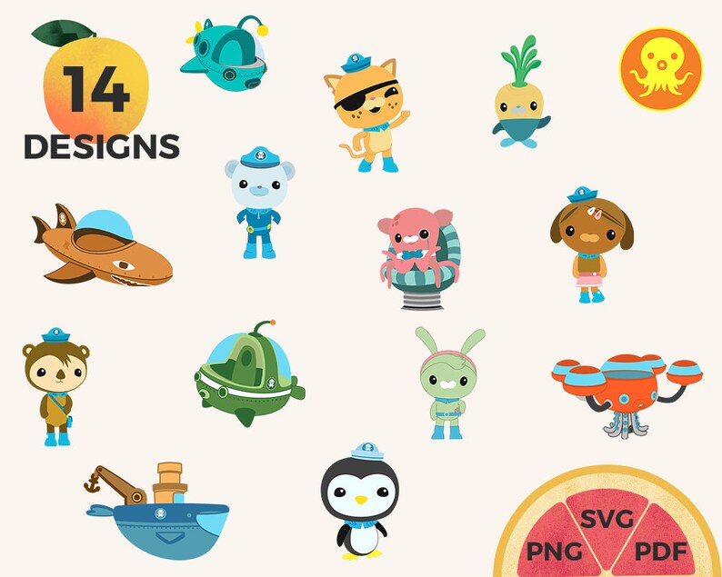 Download Octonauts svg Octonauts png Inkling svg Dashis svg Tunip ...