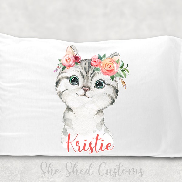 Cat Pillowcase Etsy