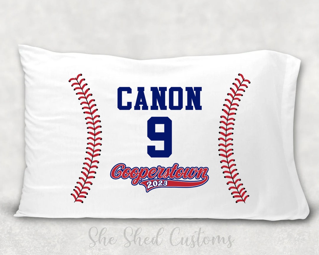 Custom BASEBALL Pillowcase Personalized With a NAME Etsy