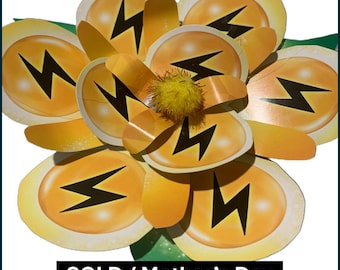 Pokémon Collectors - TCG Flower - Yellow Energy Card from Authentic Pokémon Sets.
