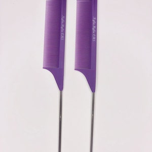 Tortoiseshell Cellulose Acetate Tail Comb Braiding, Sectioning Styling 
