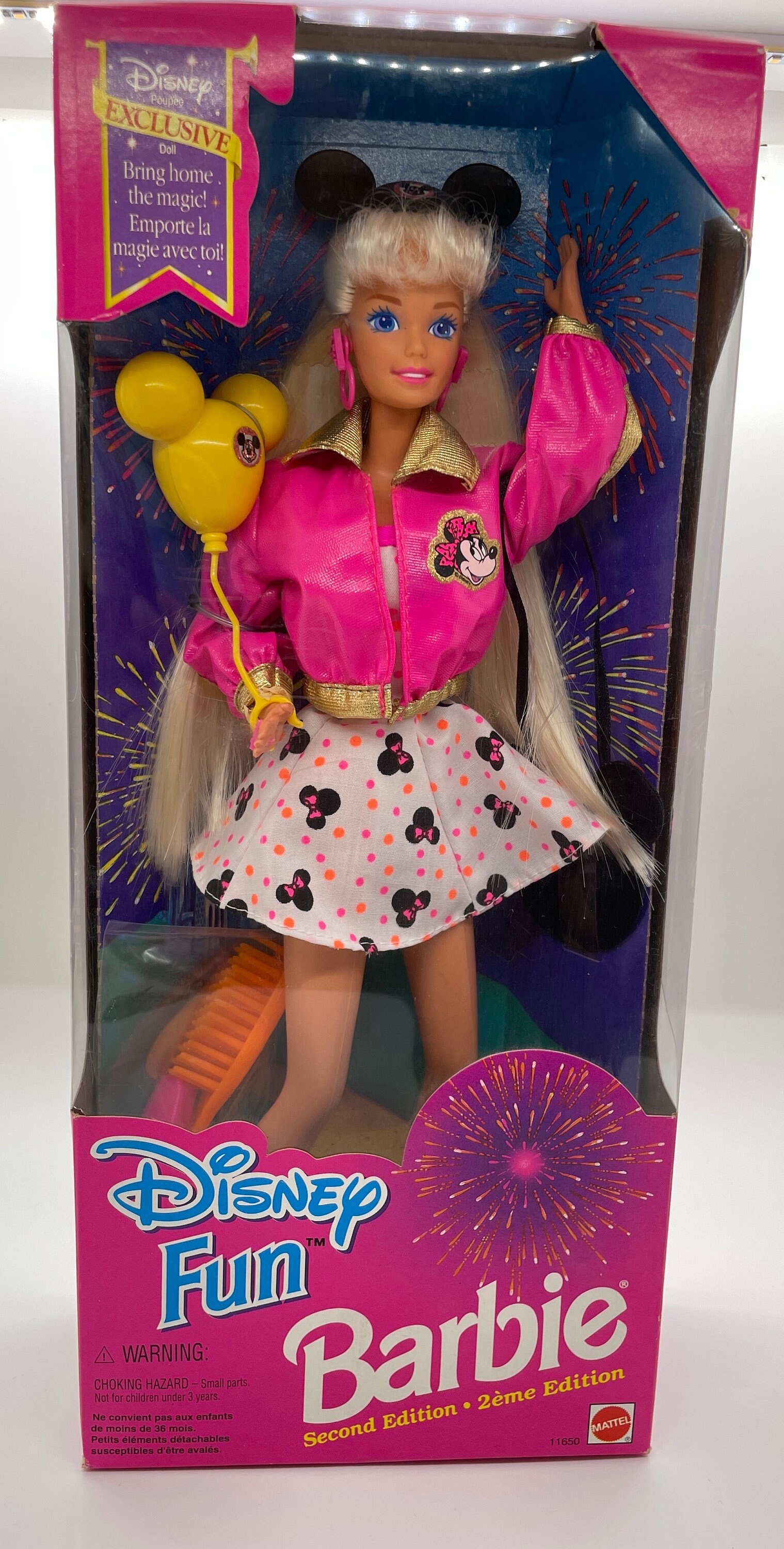 Disney Fun Barbie mattel1994 Vintage Disney Exclusive Disney Fun