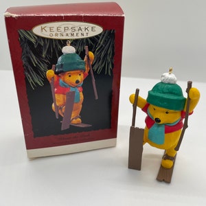 Hallmark Keepsake Christmas Ornament Winnie the Pooh Skiing