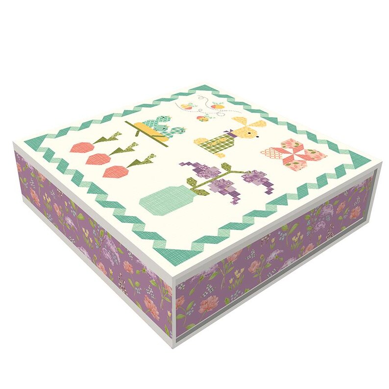 SPRING SAMPLER Boxed Quilt Kit by Riley Blake Designs. Includes Adel in ...