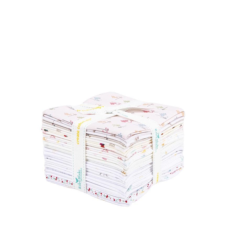 HUSH HUSH 5 Fat Quarter Bundle Designed by Riley Blake Designers for ...