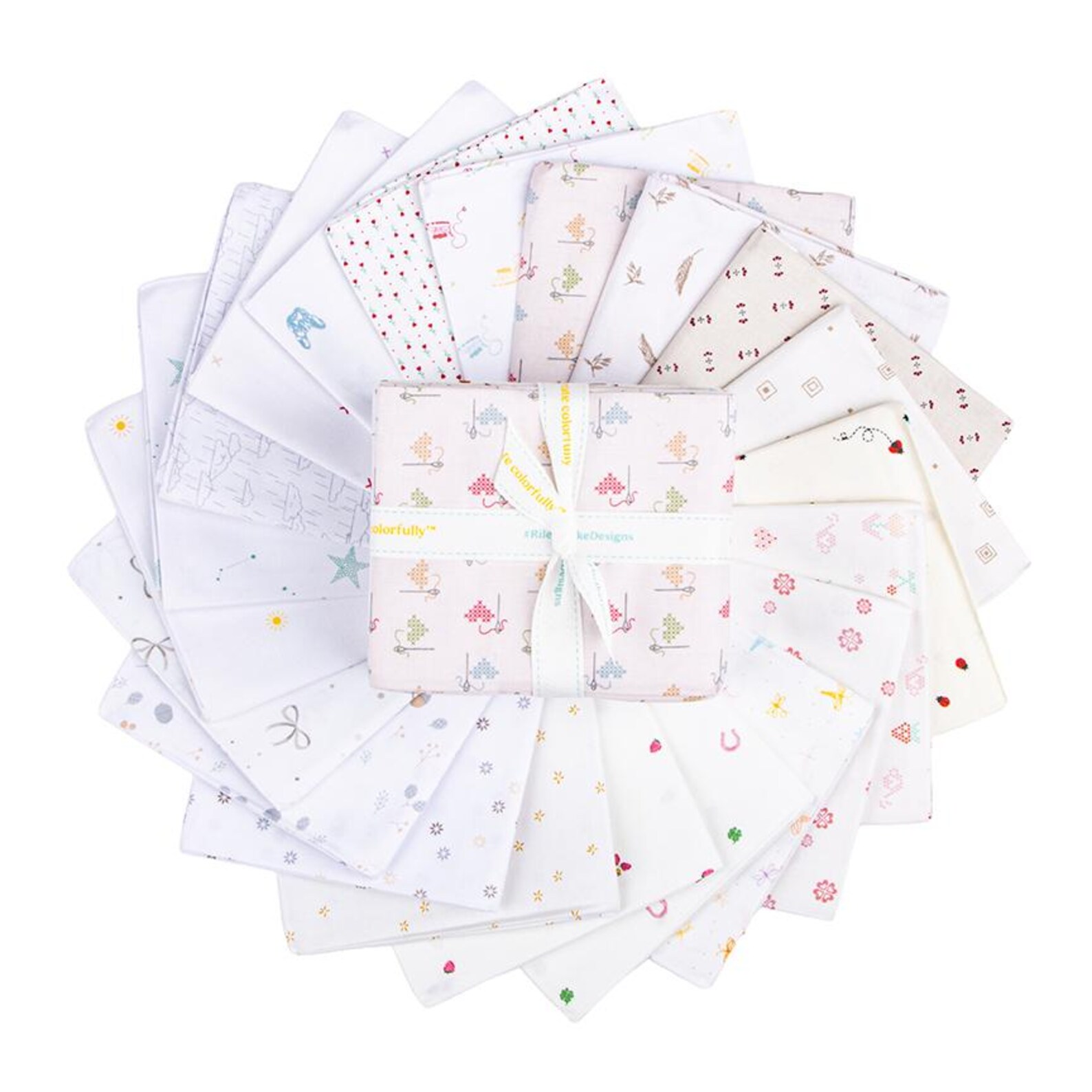 HUSH HUSH 5 Fat Quarter Bundle Designed by Riley Blake Designers for ...