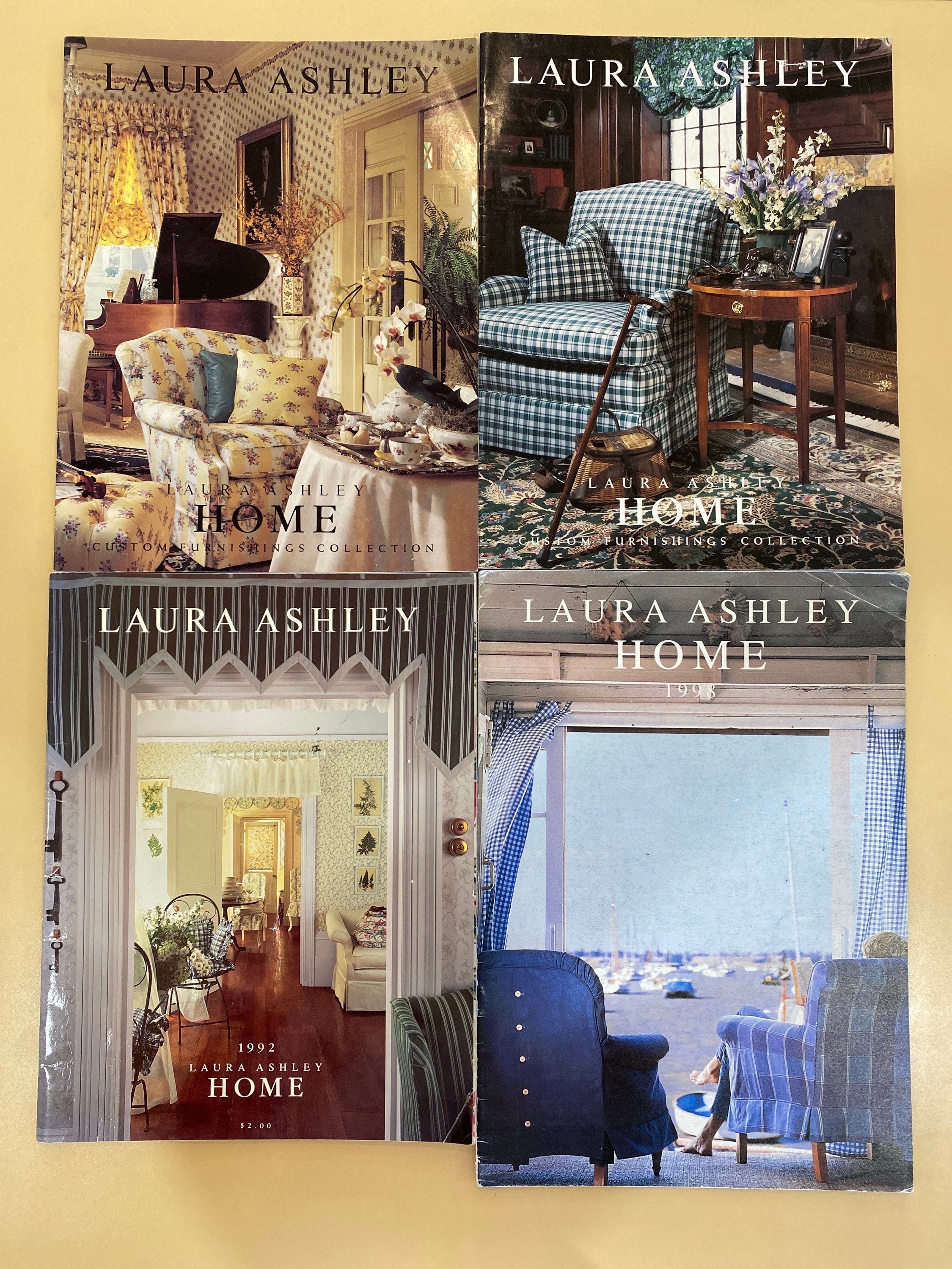 LAURA ASHLEY Home Furnishings Catalog Lot Of 4 1992 1998 Etsy