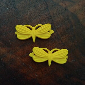 1980s butterfly hair clips barettes
