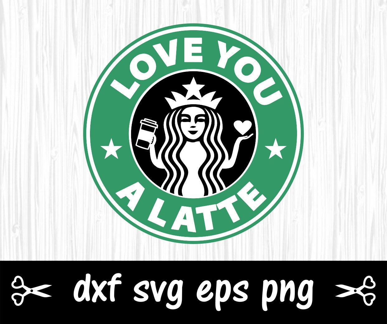 Love You a Latte Svg Cricut file svgpng dxf epscovid | Etsy