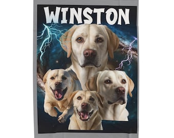 Pet Face Blankets | Personalized Pet Photo Blanket | Custom Cat Blankets | Customized Photo Throws |Custom Blanket, Cat Photo Blanket