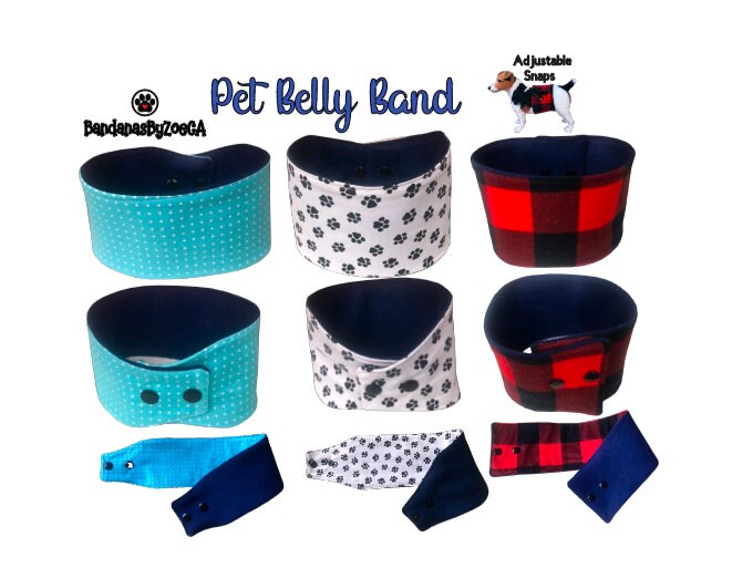 Male Dog Diapers RANDOM Color Boy BELLY BAND Wrap Puppy For SMALL Pet XXS  XS S M