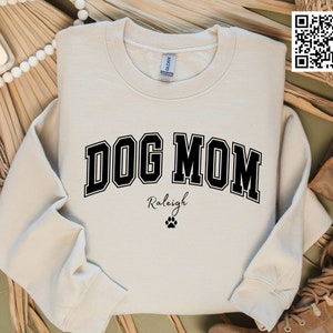 Dog Mom with a quote on the sleeve, Pet Mom Gift, Pet Gift, Mama Sweatshirt, Custom Sweatshirt, Mom Shirt, Dog Dad Shirt, Custom Text Tee image 7