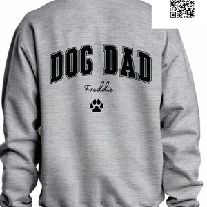 Dog Mom with a quote on the sleeve, Pet Mom Gift, Pet Gift, Mama Sweatshirt, Custom Sweatshirt, Mom Shirt, Dog Dad Shirt, Custom Text Tee image 8
