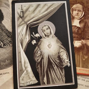 Belle carte commémorative - Notre-Dame du Sacré-Cœur