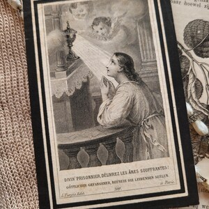 Belle carte commémorative de 1894 - Prisonnier divin