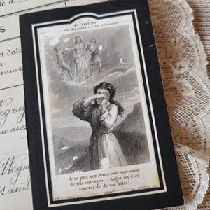 Antique Memorial card of a Priest - Franciscus Petrus Matthaeus Welters, 1882