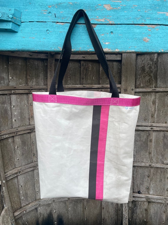 Genua gerecycleerd zeildoek strand draagtas Etsy Nederland