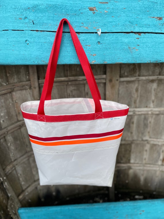 Genoa Recycled Sailcloth Beach Tote Bag Etsy Ireland