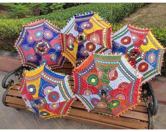 Wholesale Indian Umbrella | Wedding Parasol | Traditional Party Decor | Handmade Decorative Umbrella | Diwali & Mehendi Décor