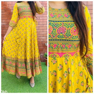 kurti with side latkan