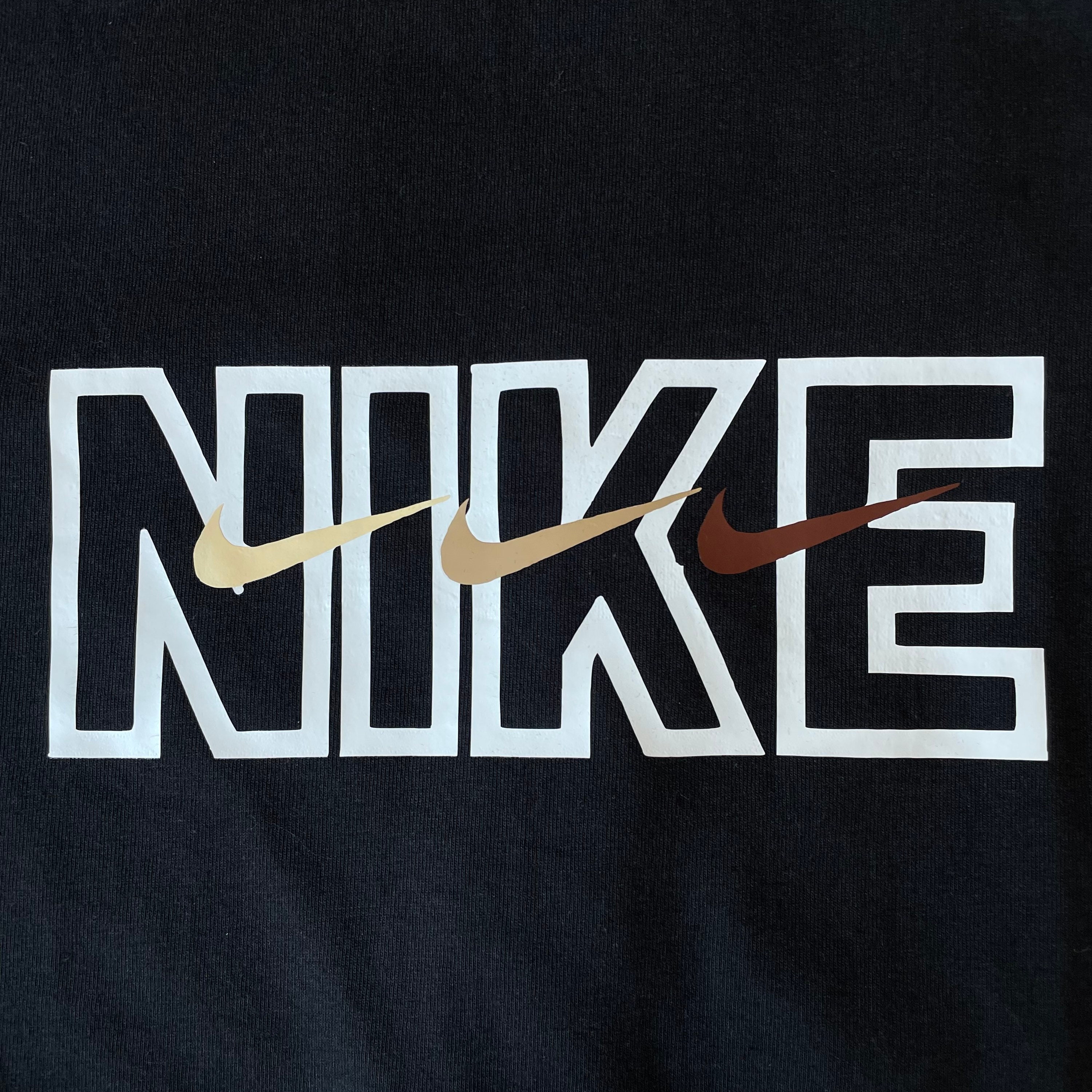 Vintage Nike Inspired Custom Y2K Black T-Shirt Unisex | Etsy