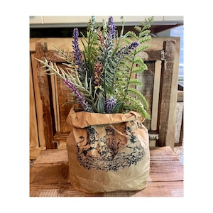 Bagged topiary arrangement