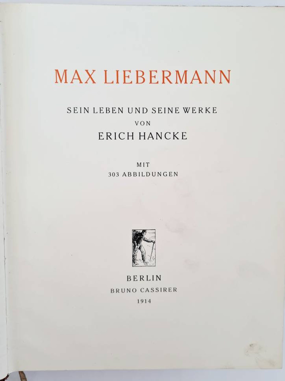 Max Liebermann sein Leben und seine Werke Ausgabe von 1914 Etsy