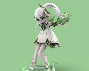 Genshin Impact - Nahida "Lesser Lord Kusanali" (Erste Angriffshaltung) 3D-Druck STL