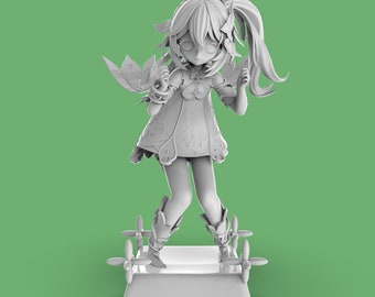Genshin Impact - Nahida "Lesser Lord Kusanali" (Second Attack Pose) 3D-Druck STL