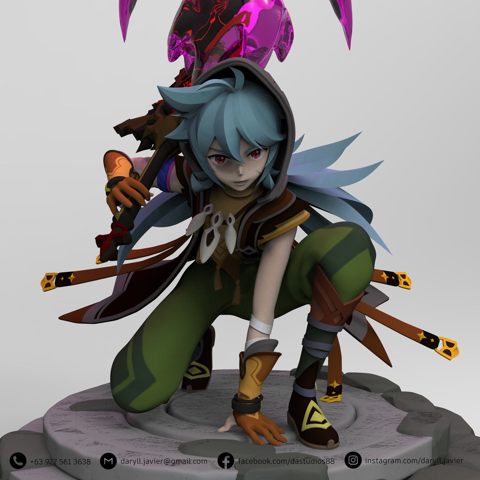 Genshin Impact Razor 3D Printing STL Etsy UK