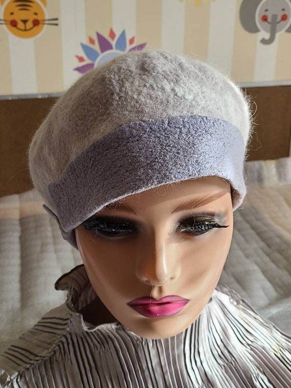 Elegant Gray Beret Dark Grey Beret | French Beret® main image 2