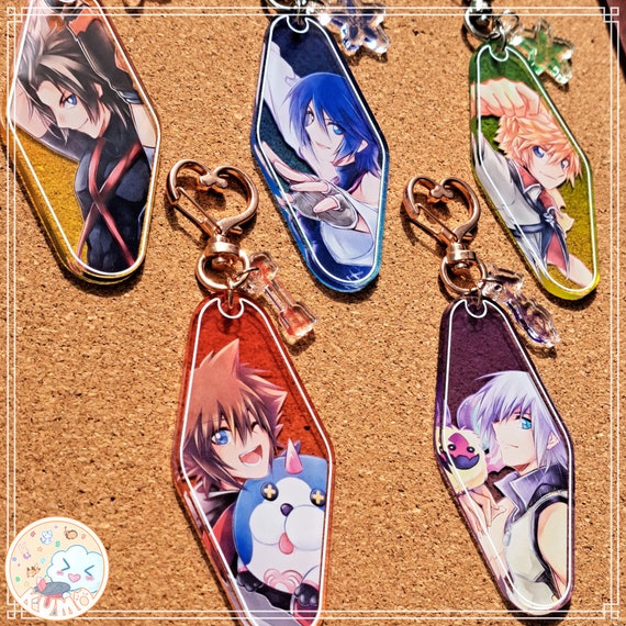 Kingdom Hearts Birth by Sleep Wayfinder Clear Acrylic Keychain 