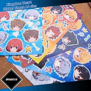 StickerSheet Kingdom Hearts KHver 358/2daysver BbSver KHIIIver DRver