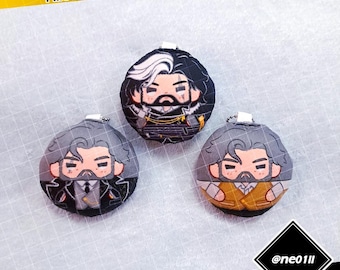 Clair Obscur: Expedition 33 Pillow Charm Fabric Keychain Keyring gustave maelle lune sciel verso monoco esquie renoir