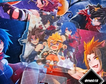 KHBBS Halloween ver. kingdom heart birth by sleep terra aqua ventus vanitas bbs acrylic keychain charm stand standy standee
