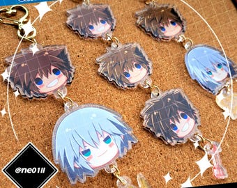 KH Söt karaktär från Kingdom Hearts Akrylnyckelringsberlocker Sora Riku Keyblade