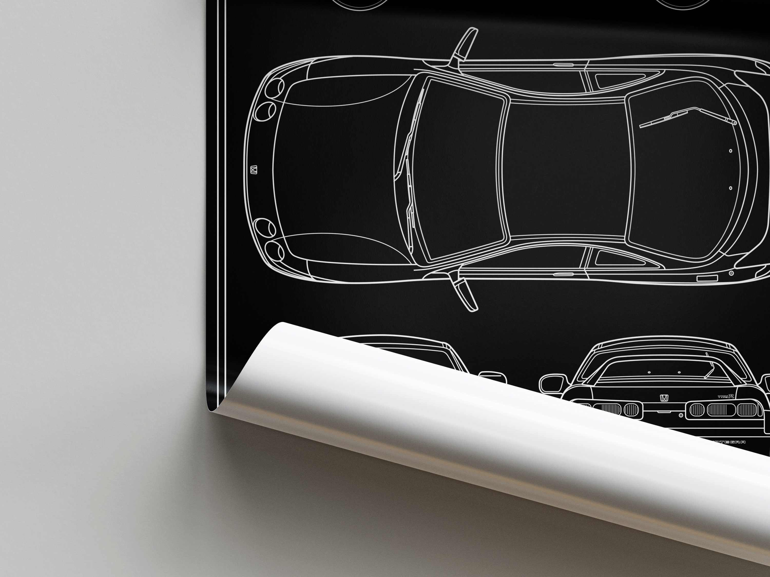 Honda Integra Type-r DC2 US Blueprint Poster - Etsy UK