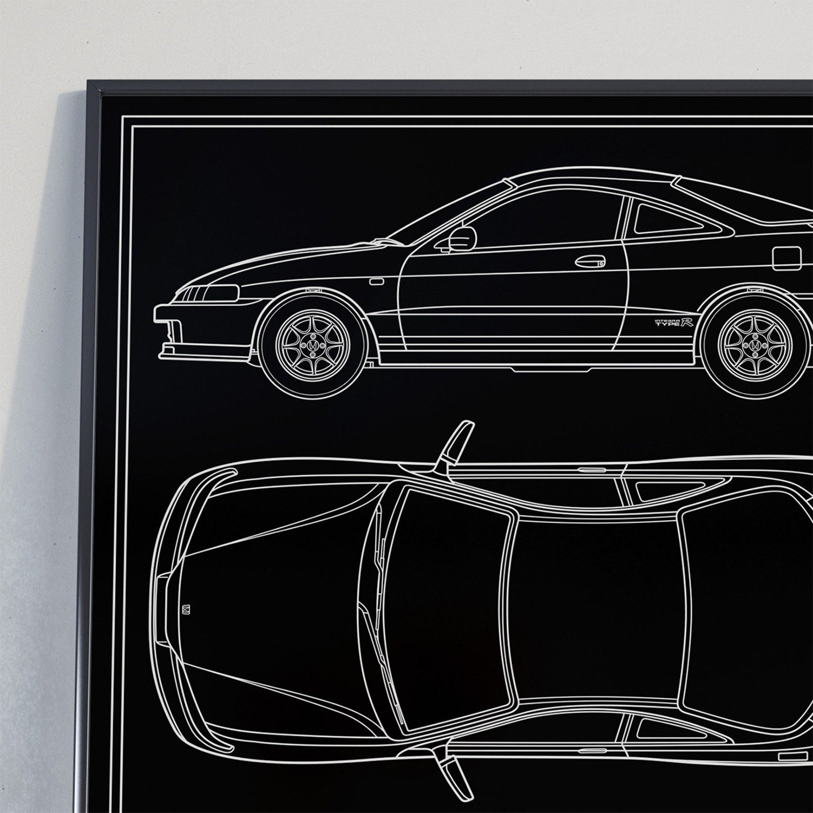 Honda Integra Type-r DC2 JDM Blueprint Poster - Etsy UK