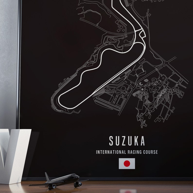Suzuka Circuit Poster Etsy