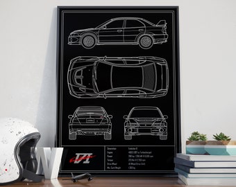 ランサーエボリューションポスター (I - X) ランサーエボリューションポスター (I - X) - メルカリ