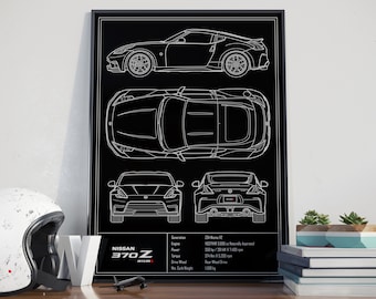 Toyota AE86 Trueno Blueprint Poster - Etsy Canada