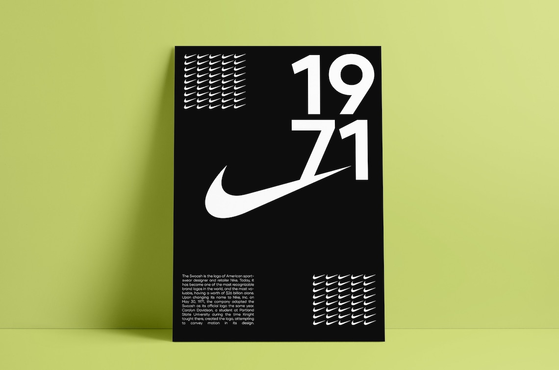 1971 nike logo hoodie