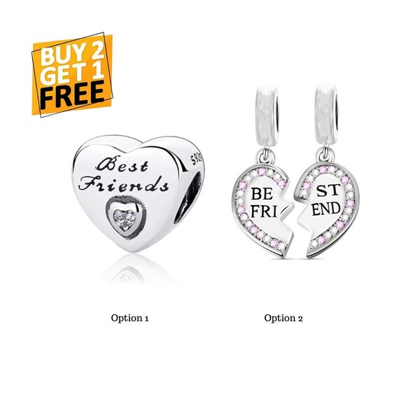 Pandora best friend charm sale clearance