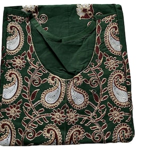 Pakistani Designer Stitched Kurti With Embroidery For Women