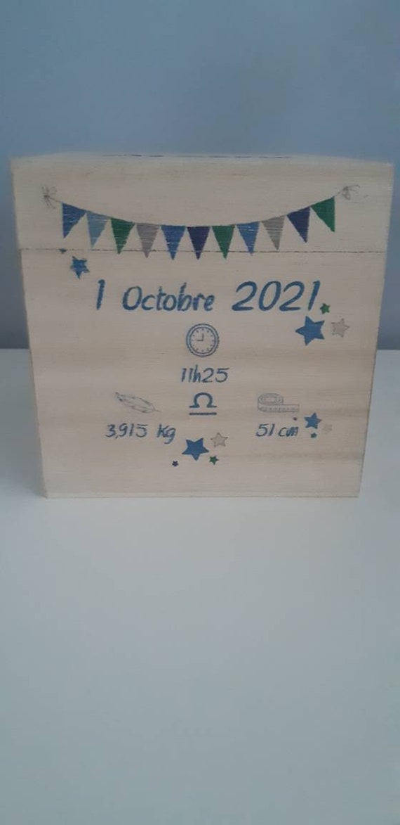 Boite Naissance Personnalisée