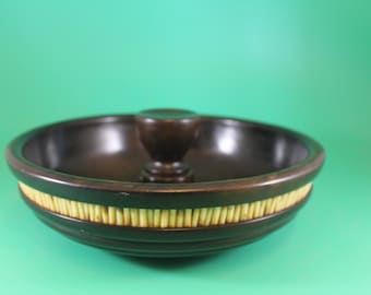 Antique Porcupine Quill Bowl