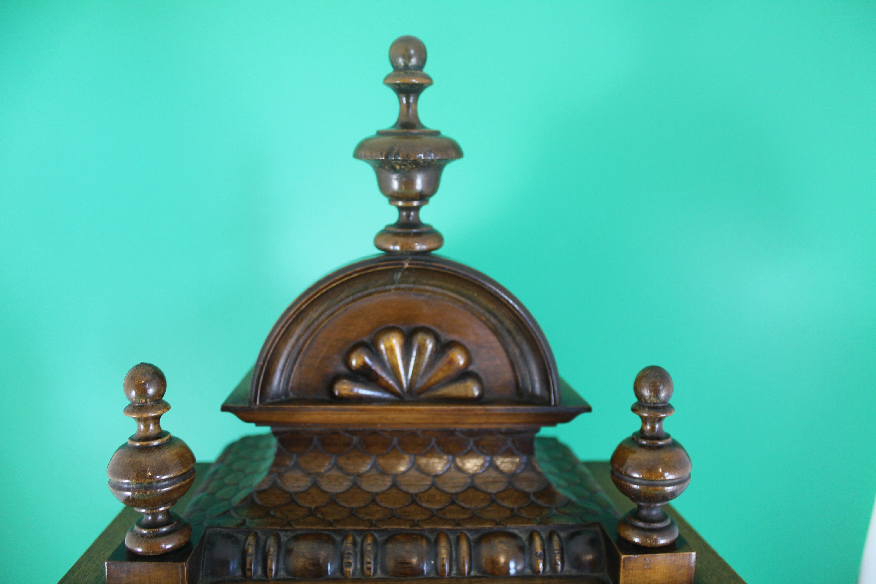 Antique German Decorative Mantel Clock Etsy