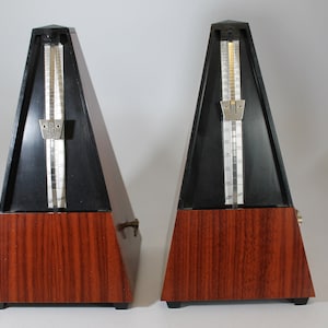 Two Vintage Wittner Metronomes