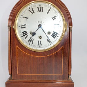 Antique Arched Top Mantel Clock, Westminster Chimes