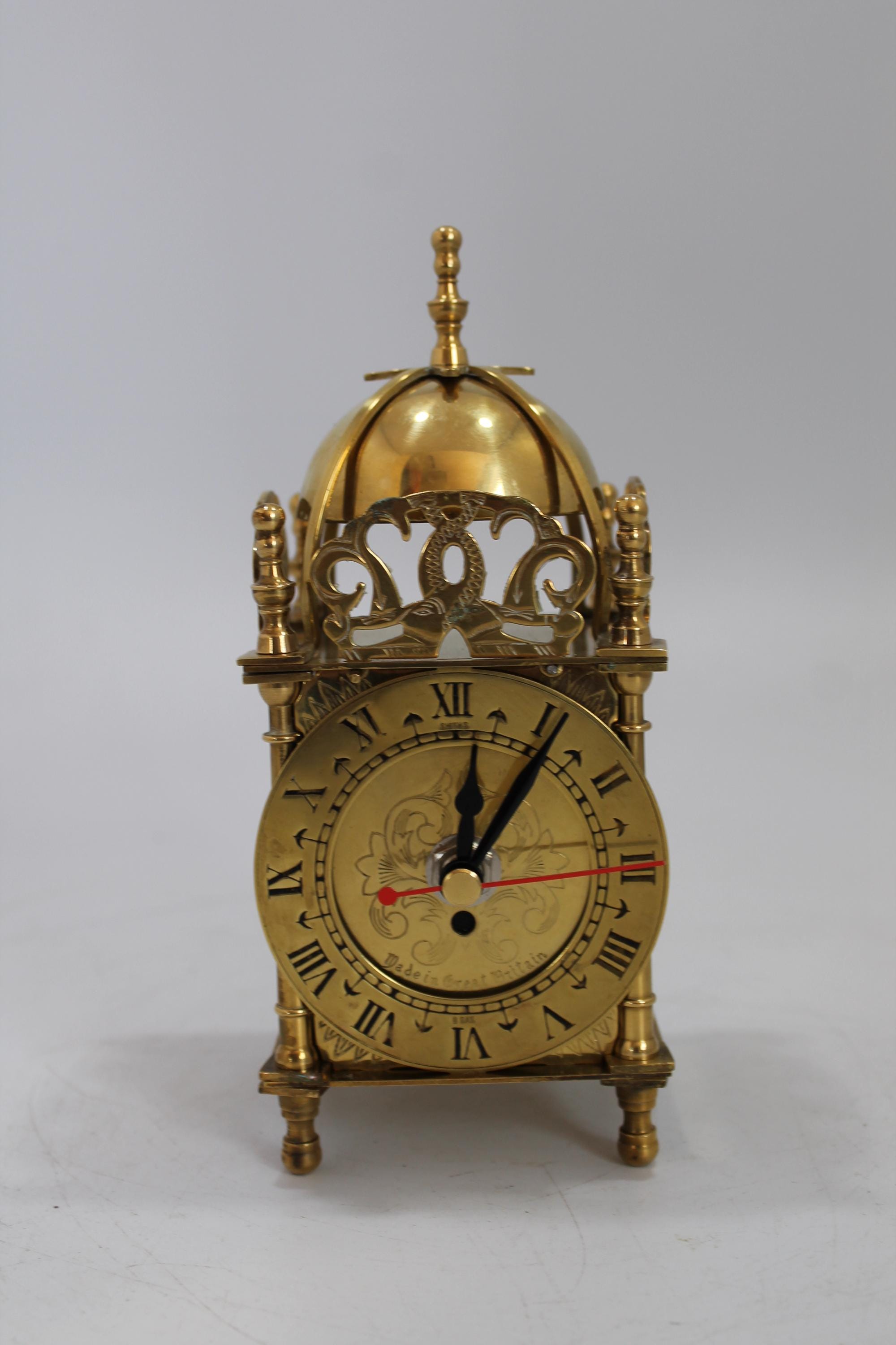 Vintage Brass Lantern Clock